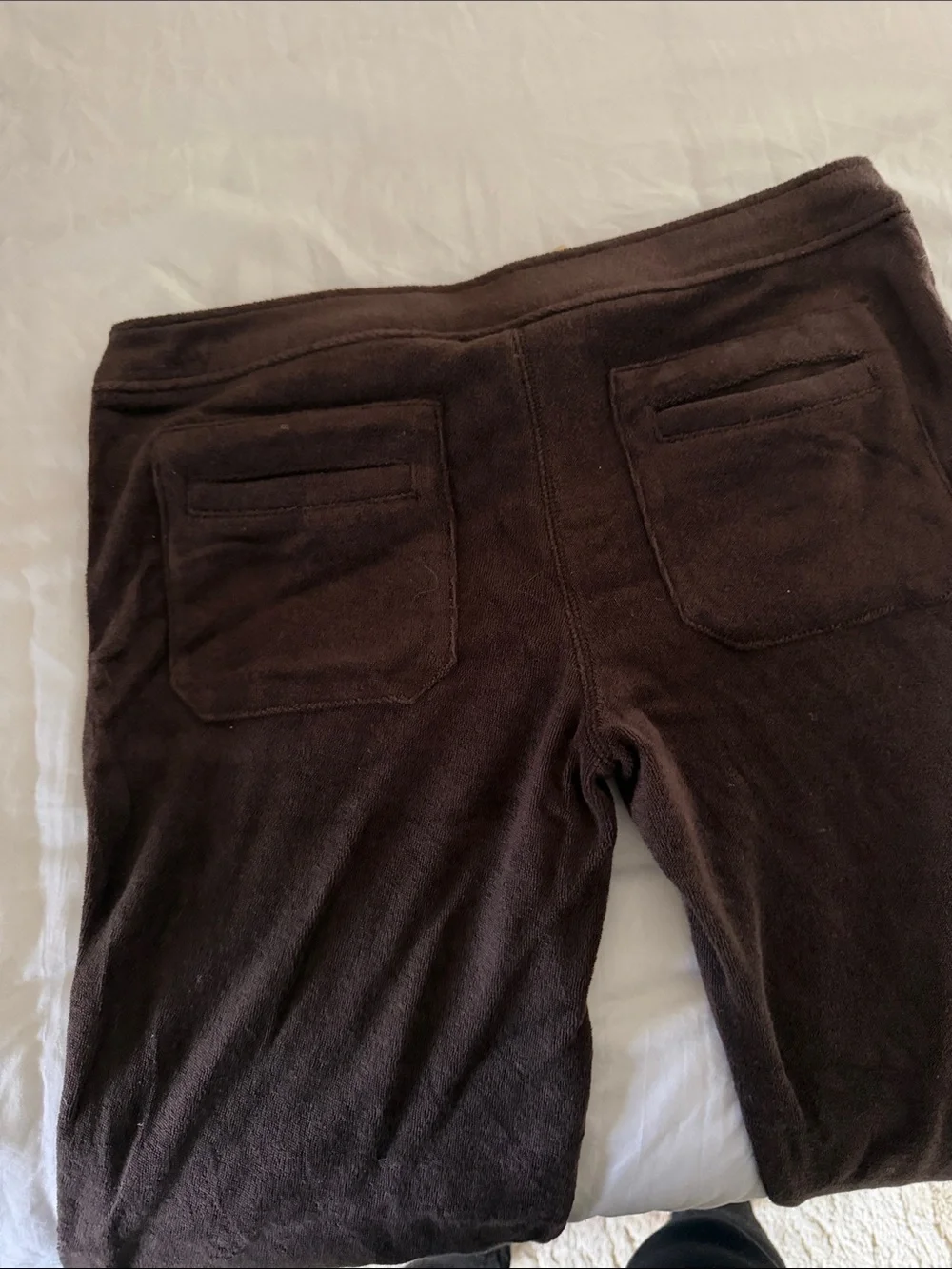 Tory Burch Kids Dark Brown Drawstring Joggers